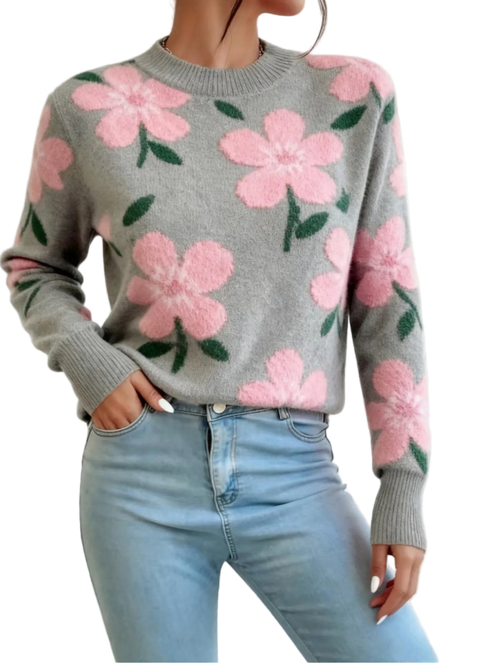 Women’s Floral Pattern Sweater