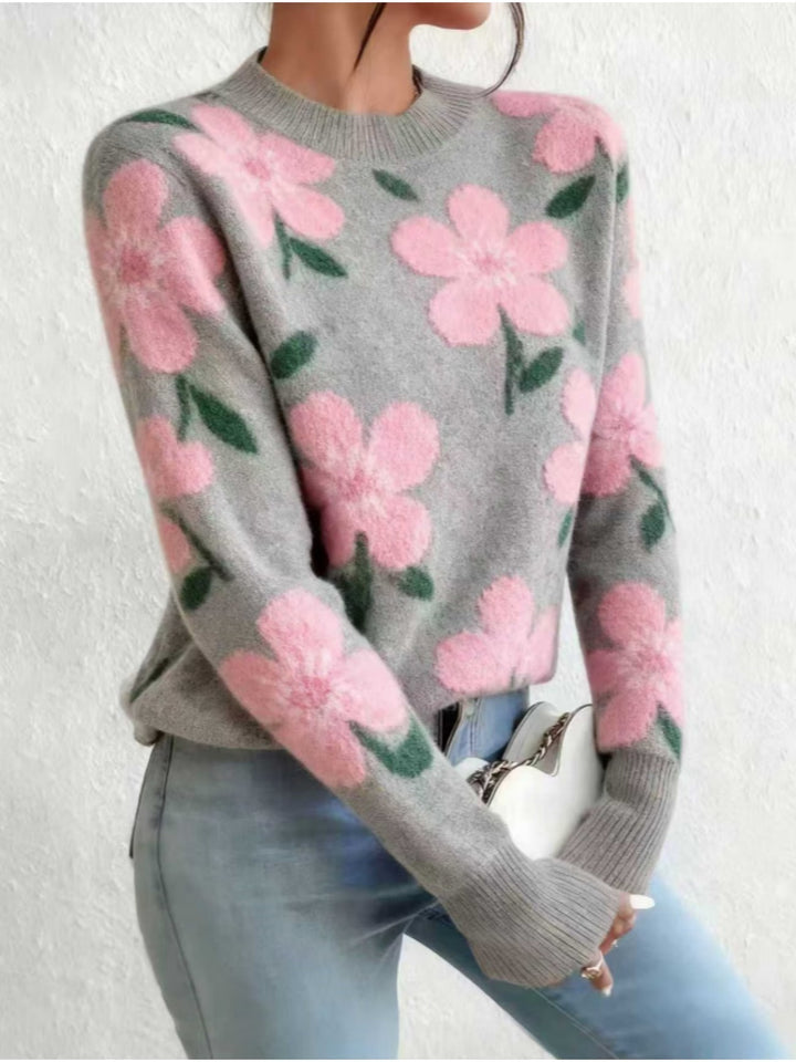 Women’s Floral Pattern Sweater