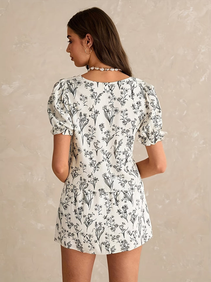 Women’s Floral Two-Piece Set